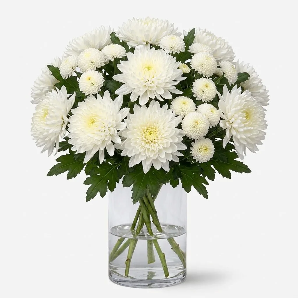 Crisantemos Blancos