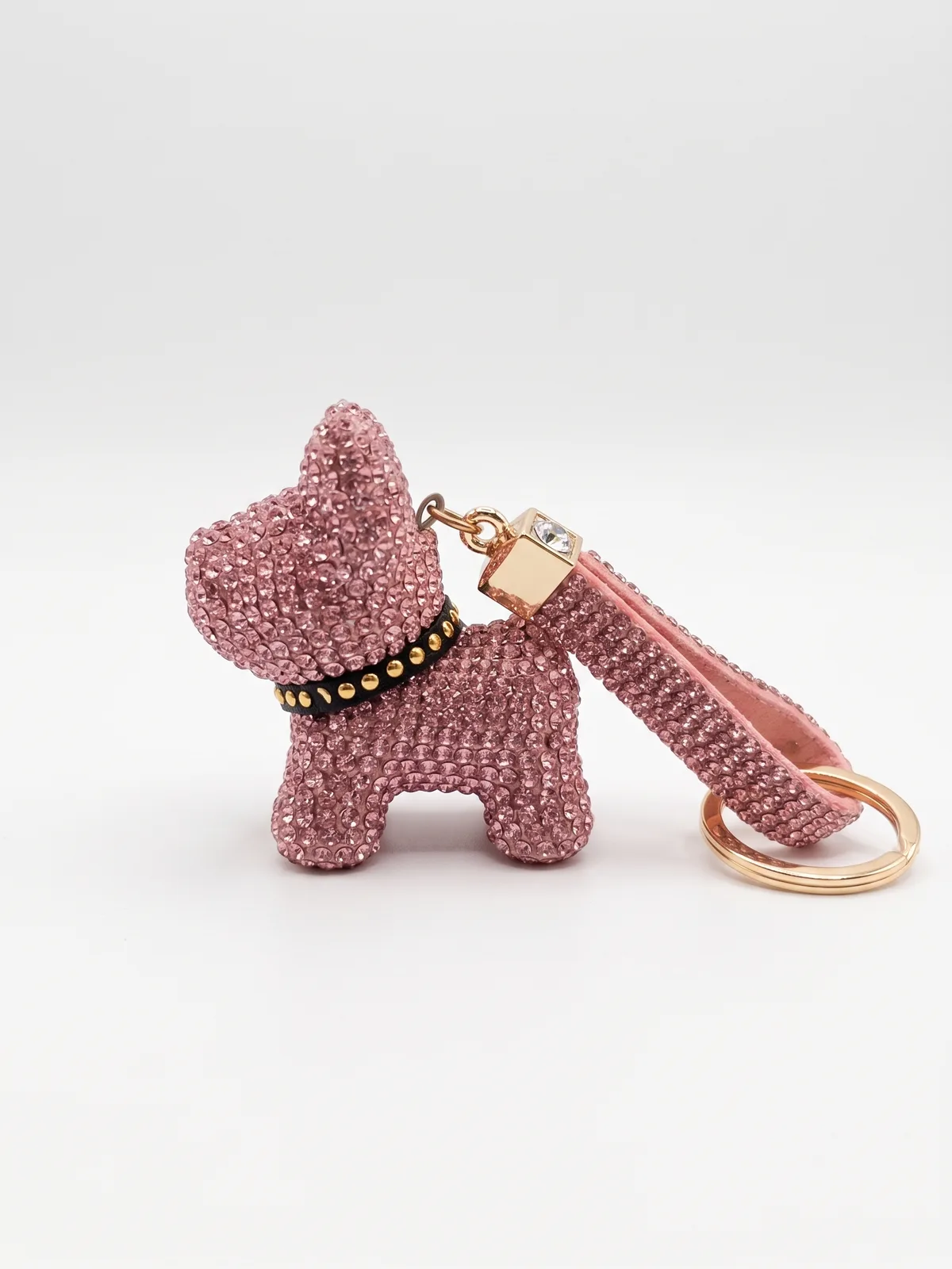 Llavero Perrito Rosa