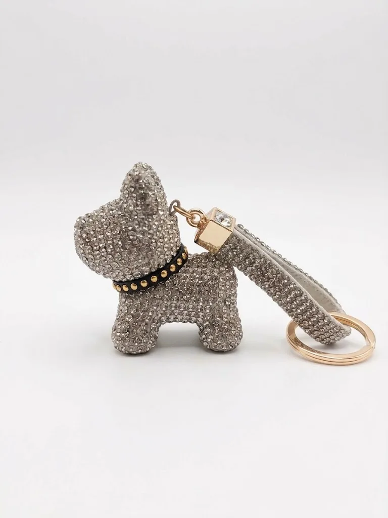 Llavero Perrito Plata